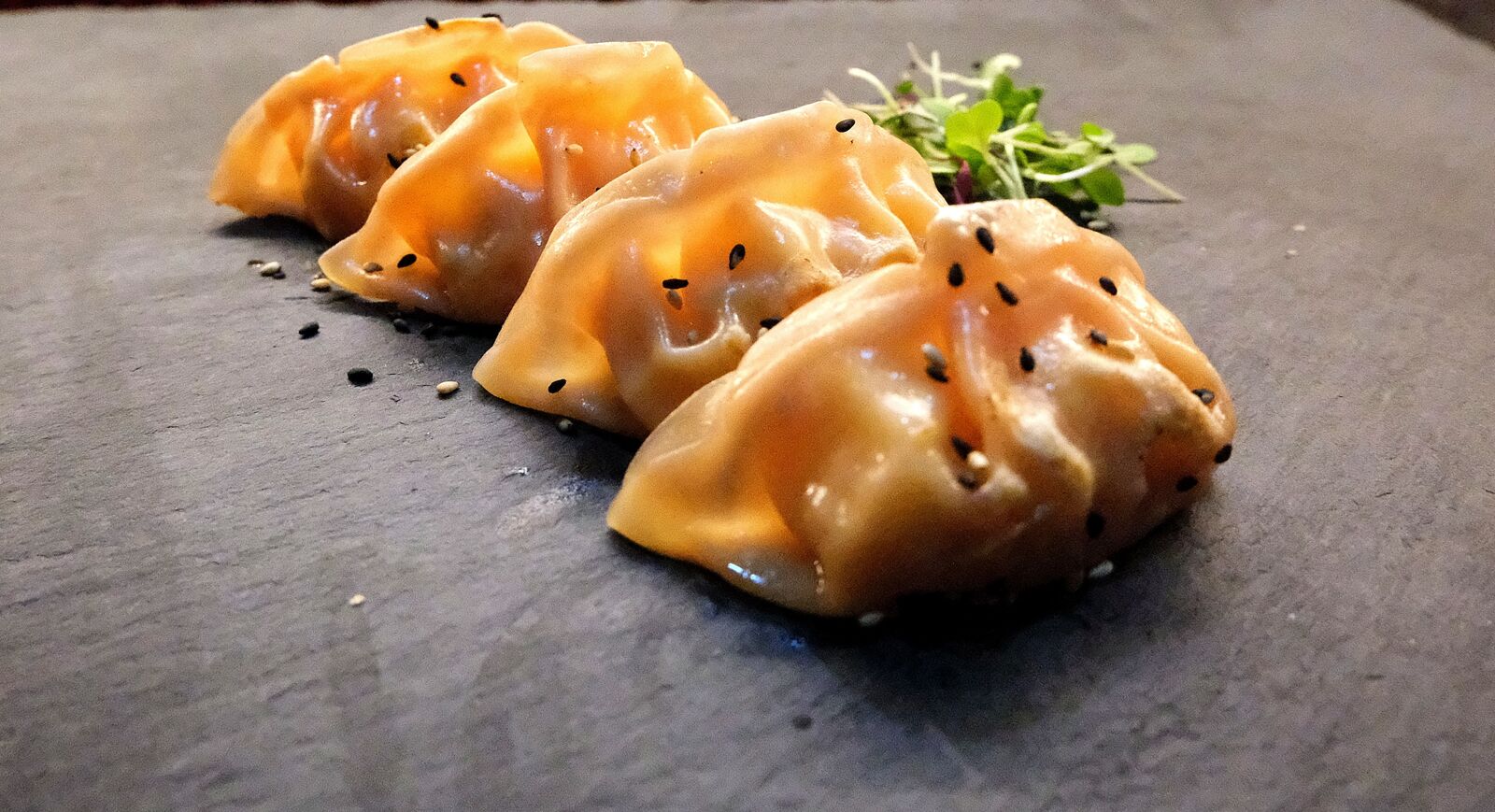 Gyozas de langostino