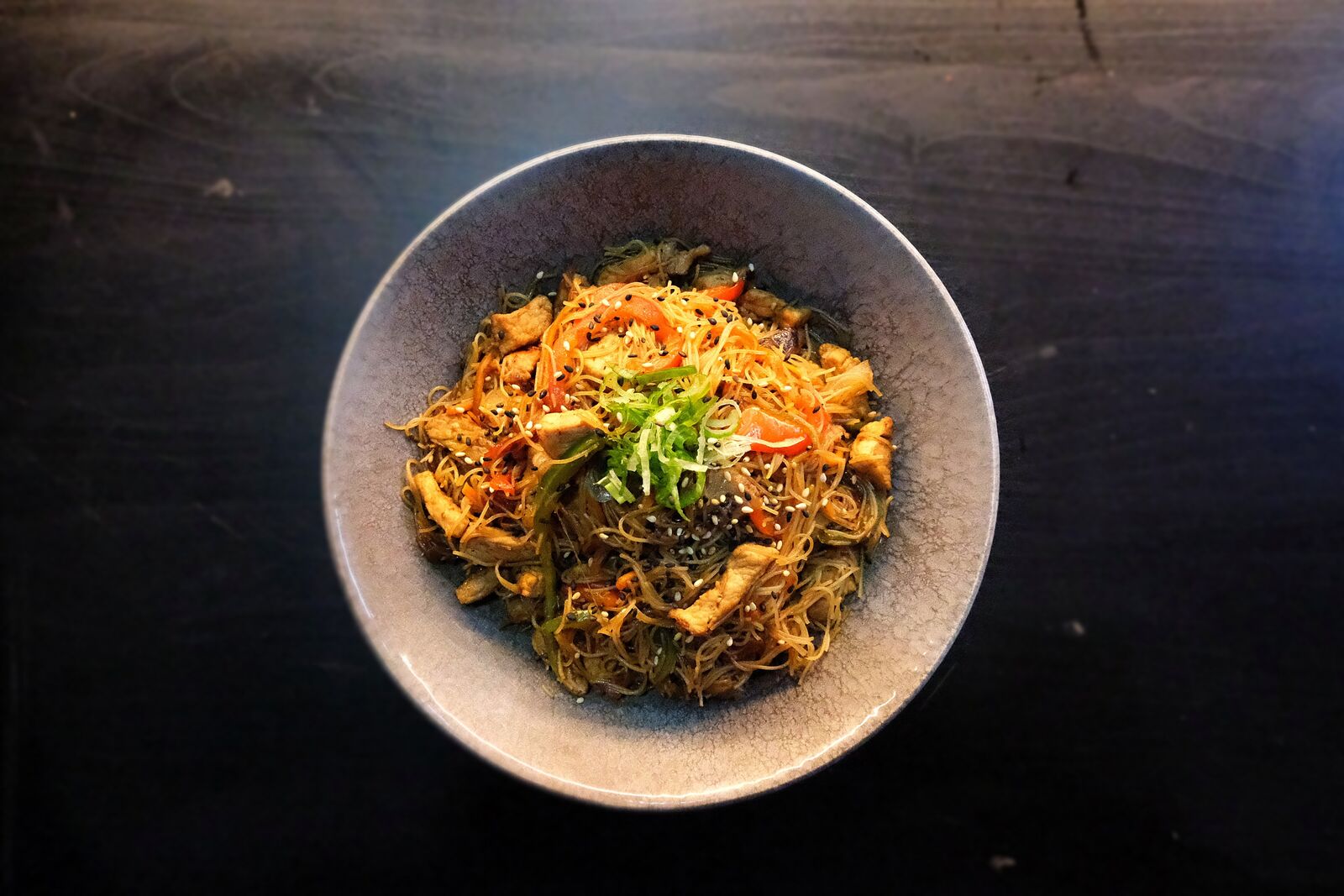 Yakisoba de ternera